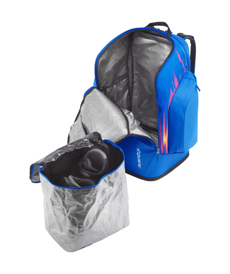 Salomon GO TO SNOW 90-RACE BLUE-Fiery Red-Safety táska (RACE BLUE / Fiery Red / Safety Yellow), 4. nézet