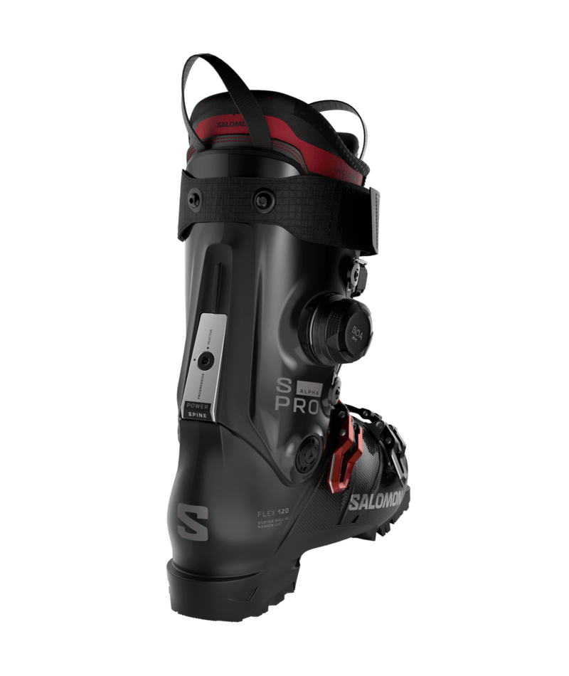 Salomon S/PRO ALPHA C BOA 120 sícipő (Black / Samba Met.), 3. nézet
