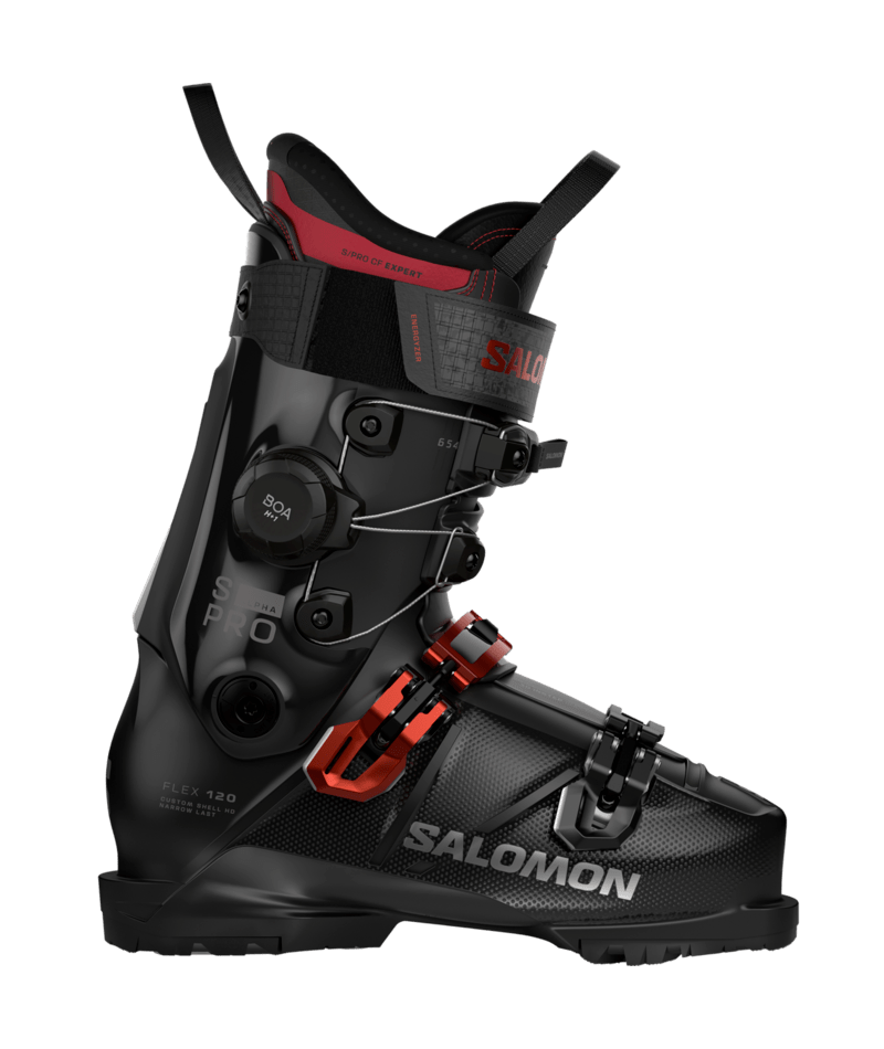 Salomon S/PRO ALPHA C BOA 120 sícipő (Black / Samba Met.)