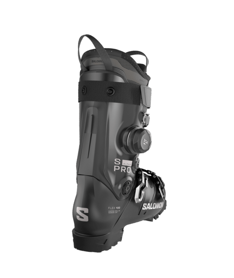 Salomon S/PRO ALPHA C BOA 100 sícipő (Black / Dark Grey Met.), 3. nézet