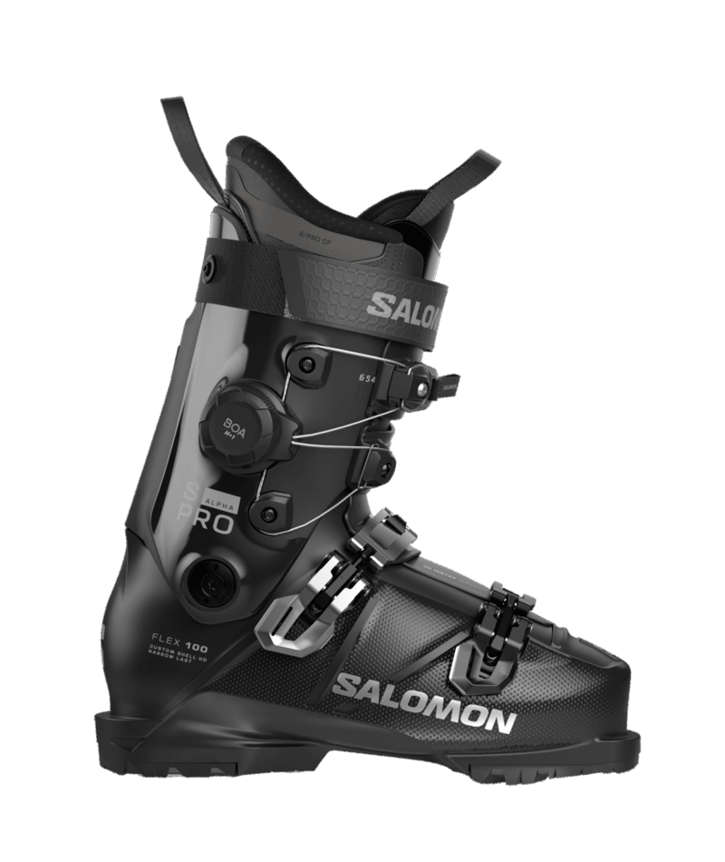 Salomon S/PRO ALPHA C BOA 100 sícipő (Black / Dark Grey Met.)