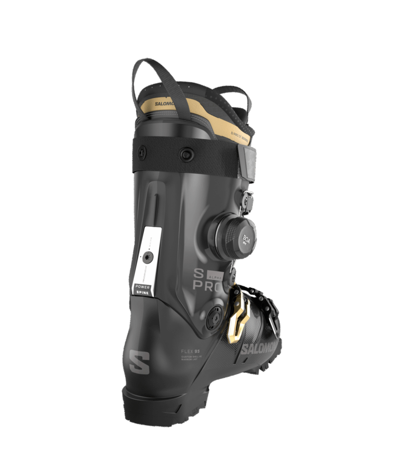 Salomon S/PRO ALPHA C BOA 95 W sícipő (Black / Gold Met.), 3. nézet