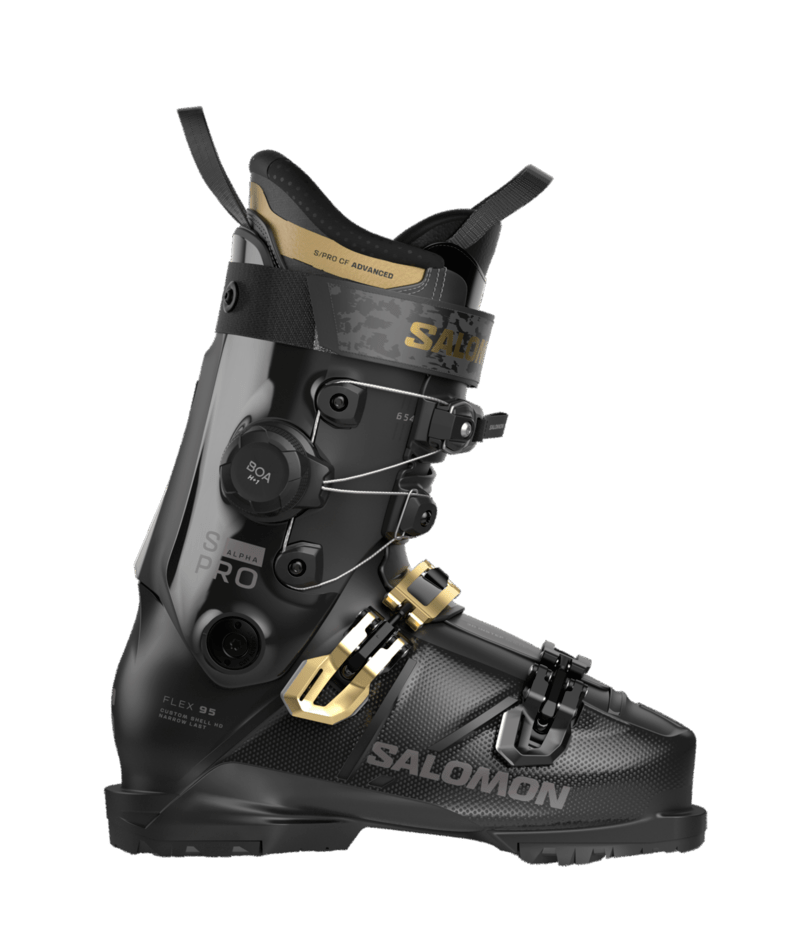 Salomon S/PRO ALPHA C BOA 95 W sícipő (Black / Gold Met.)