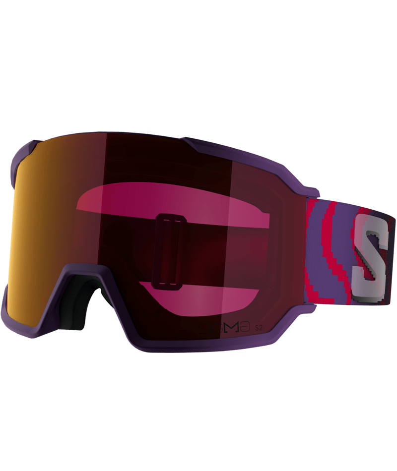 Salomon S/VIEW 3 SIGMA PANSY/Poppy Red síszemüveg (Pansy), 2. nézet