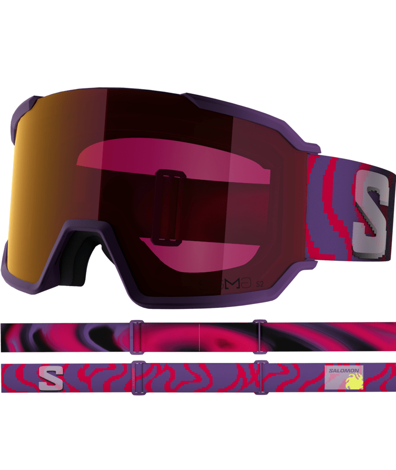 Salomon S/VIEW 3 SIGMA PANSY/Poppy Red síszemüveg (Pansy)