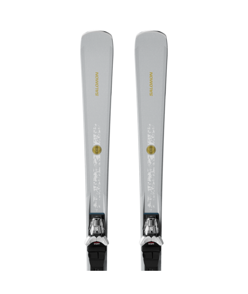 Salomon S/MAX N°10 + M10 GW L80 síléc (Silver Met. / Glitter), 1. nézet