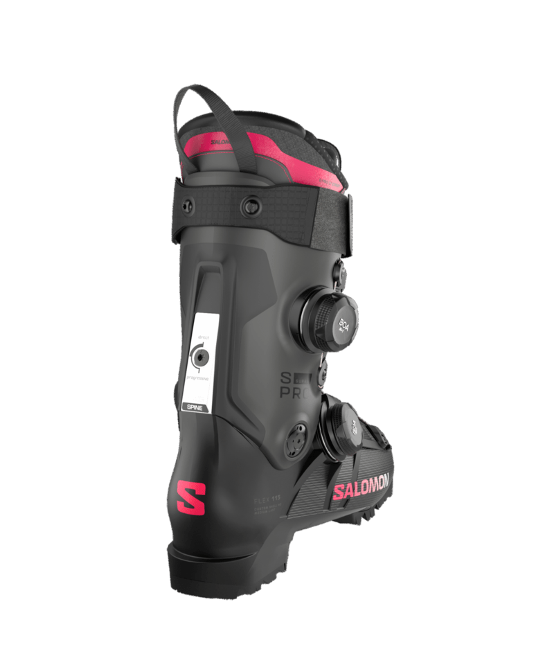Salomon S/PRO SUPRA DUAL BOA 115 W sícipő (Black / Beluga Met.), 3. nézet