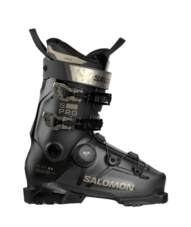 Salomon S/PRO SUPRA S BOA 85 W sícipő (Black / Beluga Met.)