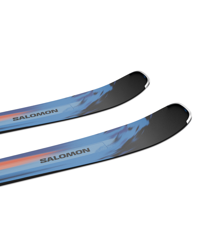 Salomon STANCE 84 R + MI12 GW F90 síléc (Azure Blue / Nasturtium), 4. nézet