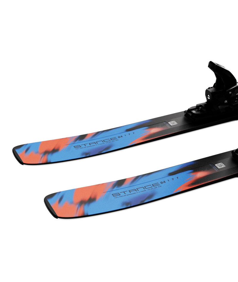 Salomon STANCE 84 R + MI12 GW F90 síléc (Azure Blue / Nasturtium), 5. nézet