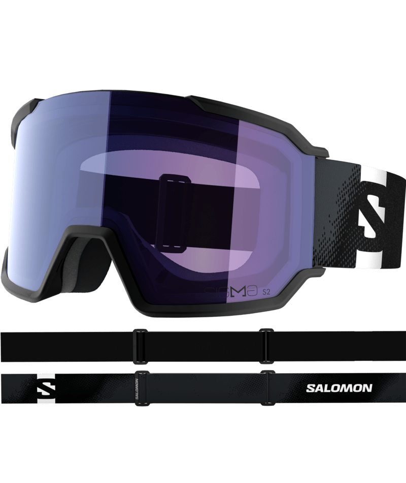 Salomon S/VIEW 3 LOW BRIDGE FIT SIGMA síszemüveg (Black)