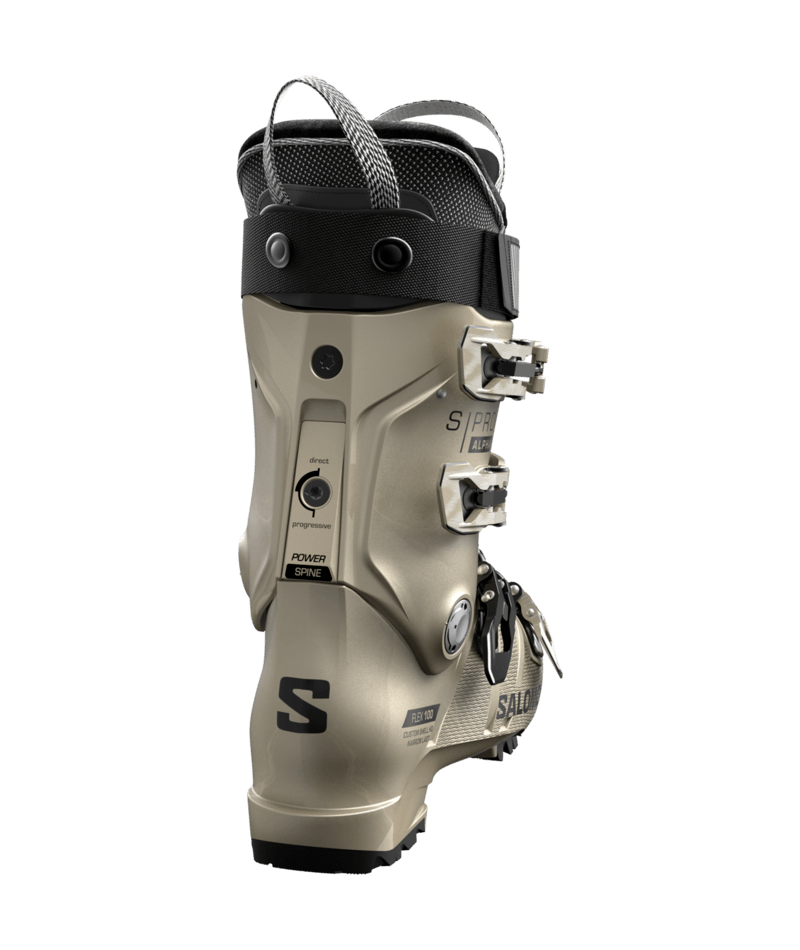 Salomon S/PRO ALPHA 100 W GW sícipő (Light Bronze Met. / Black), 3. nézet