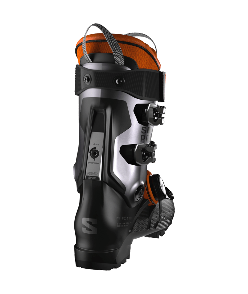 Salomon S/PRO SUPRA BOA 110 GW sícipő (Black / Beluga Met.), 3. nézet