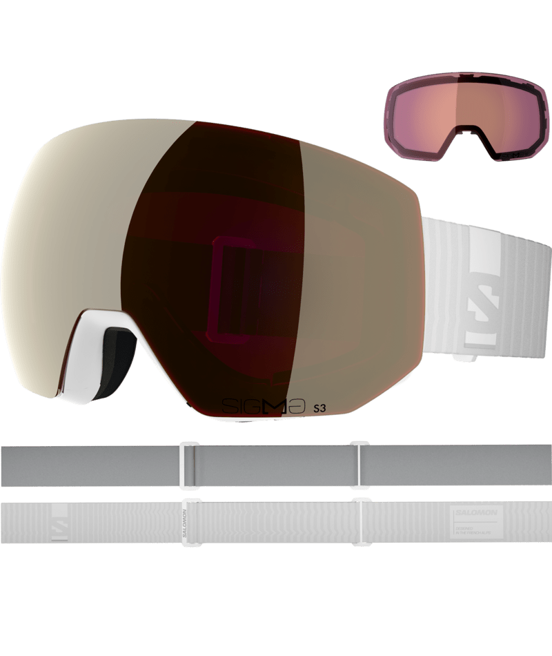 Salomon RADIUM PRO SIGMA +1 LENS síszemüveg (White)