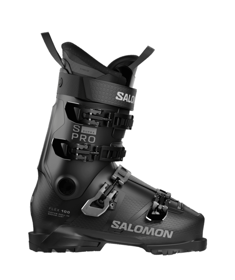 Salomon S/PRO SUPRA 100 sícipő (Black / Dark Grey Met.)