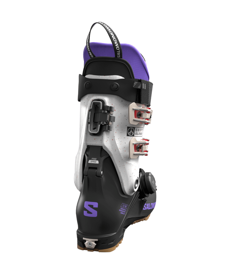 Salomon SHIFT ALPHA BOA 95 W sícipő (Black / Ultra Violet), 3. nézet