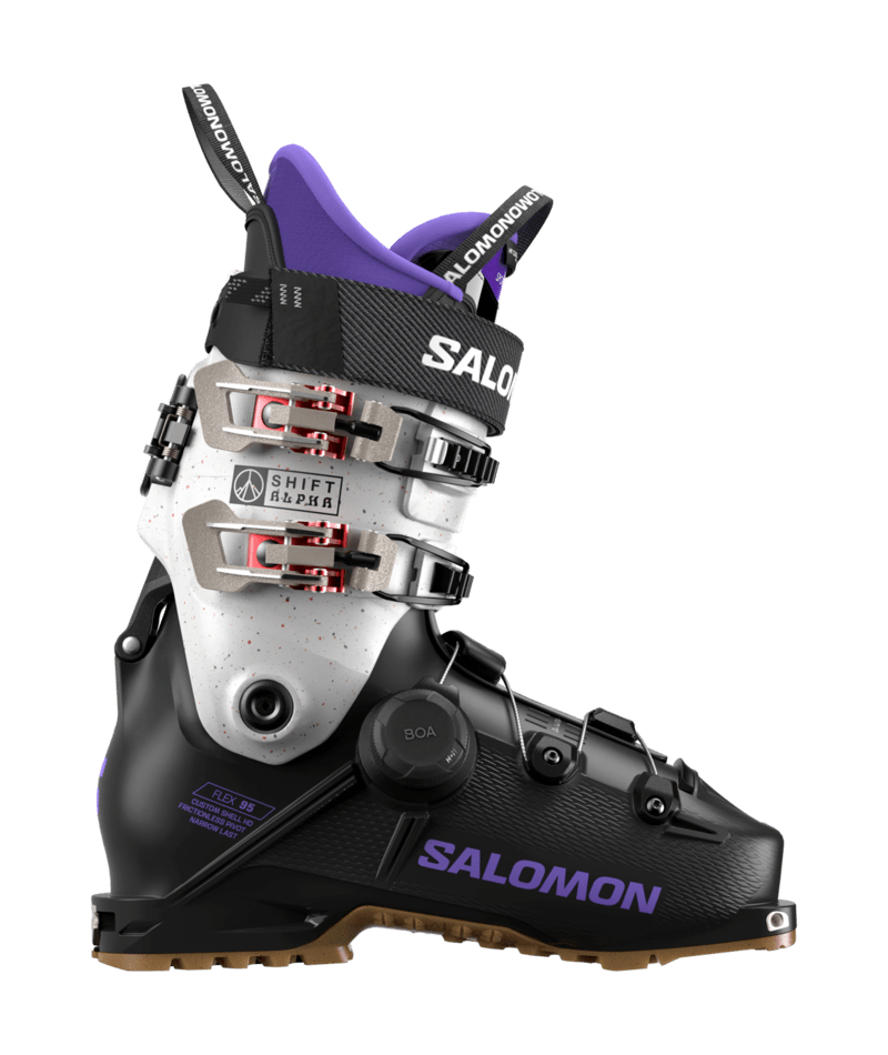 Salomon SHIFT ALPHA BOA 95 W sícipő (Black / Ultra Violet)