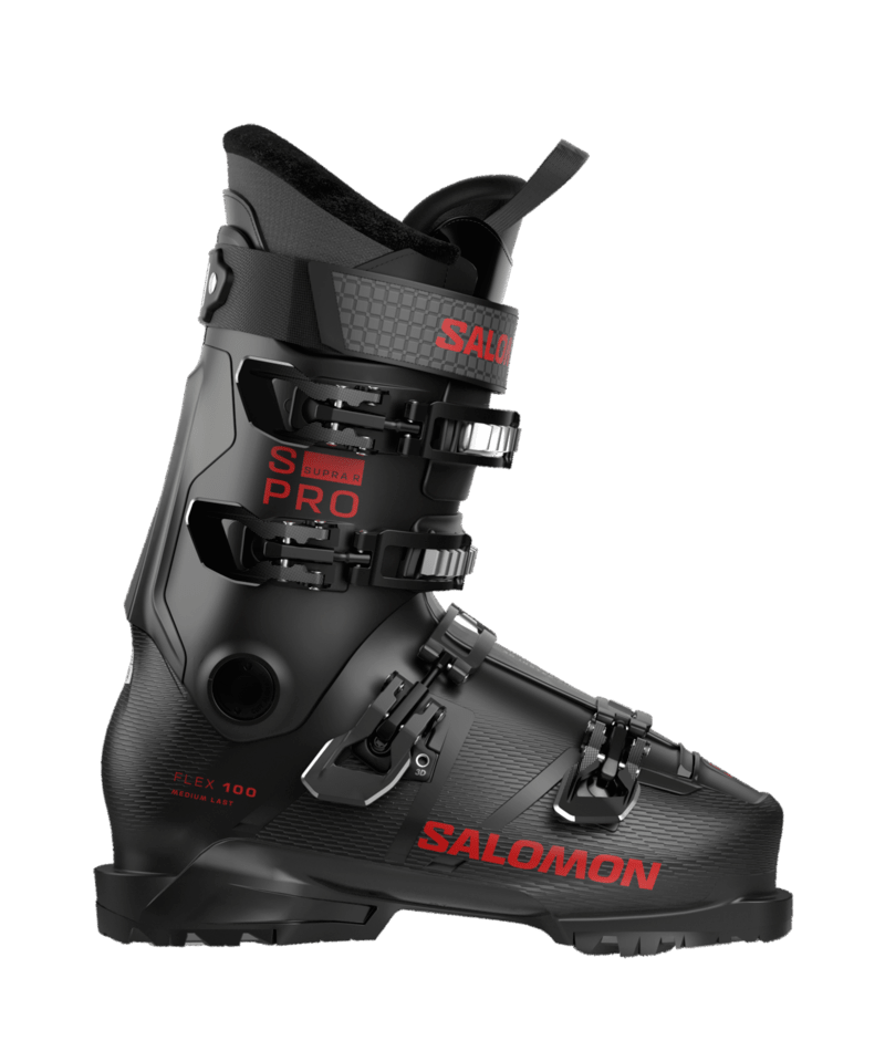 Salomon S/PRO SUPRA R100 sícipő (Black / Dark Grey Met.)