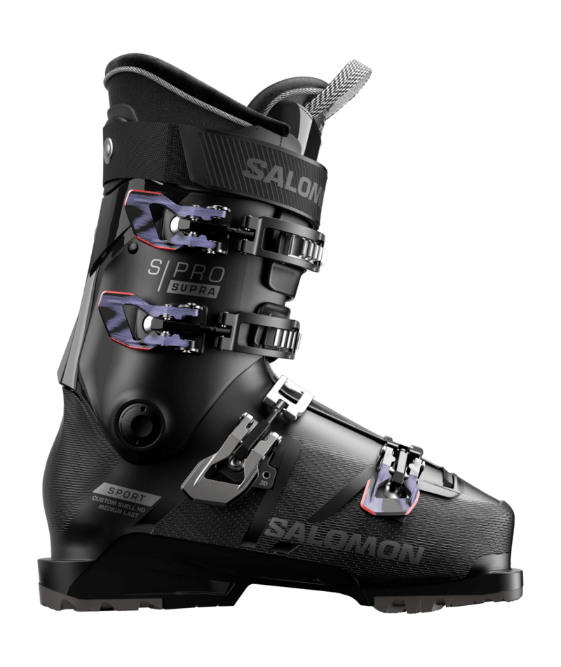 Salomon S/PRO SUPRA SPORT W sícipő (Black / Dark Grey Met.)