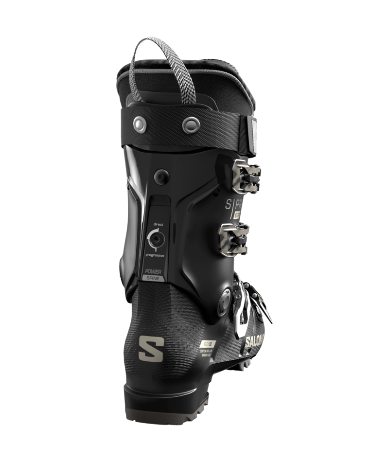 Salomon S/PRO SUPRA X95 W sícipő (Black / Light Bronze Met.), 3. nézet