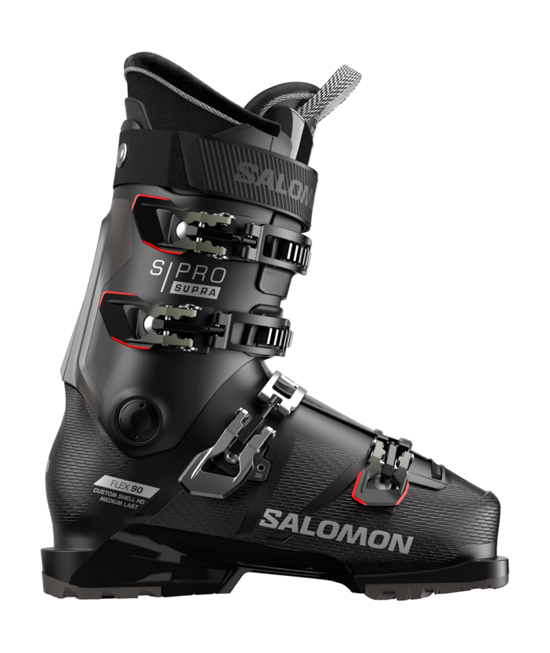 Salomon S/PRO SUPRA 90 sícipő (Black / Silver Met.)