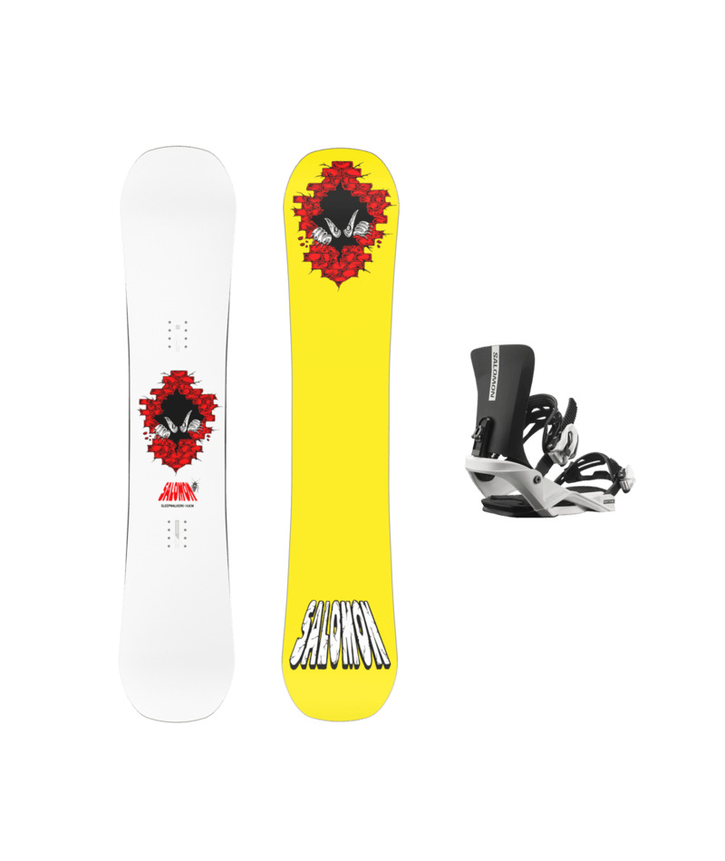 Salomon SLEEPWALKER GROM+Rhythm White snowboard (SLEEPWALKER GROM+Rhythm W)