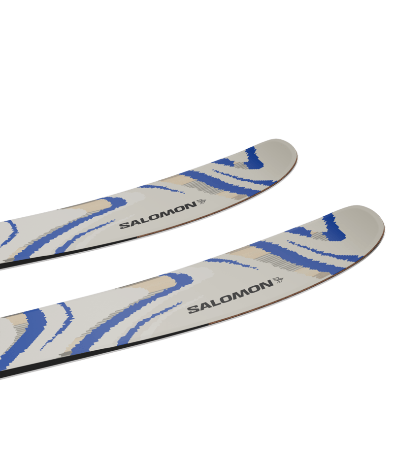 Salomon QST 106 ALMOND MILK síléc (Almond Milk / Race Blue), 4. nézet