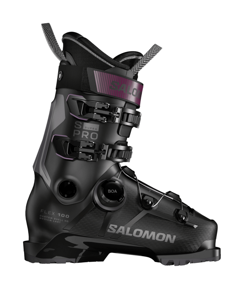 Salomon S/PRO SUPRA BOA 100 GW sícipő (Black / Dark Grey Met.)