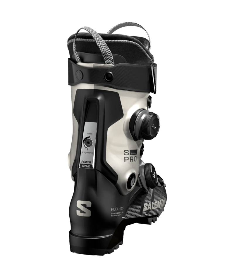Salomon S/PRO SUPRA DUAL BOA 105 W sícipő (Black / Light Bronze Met.), 3. nézet
