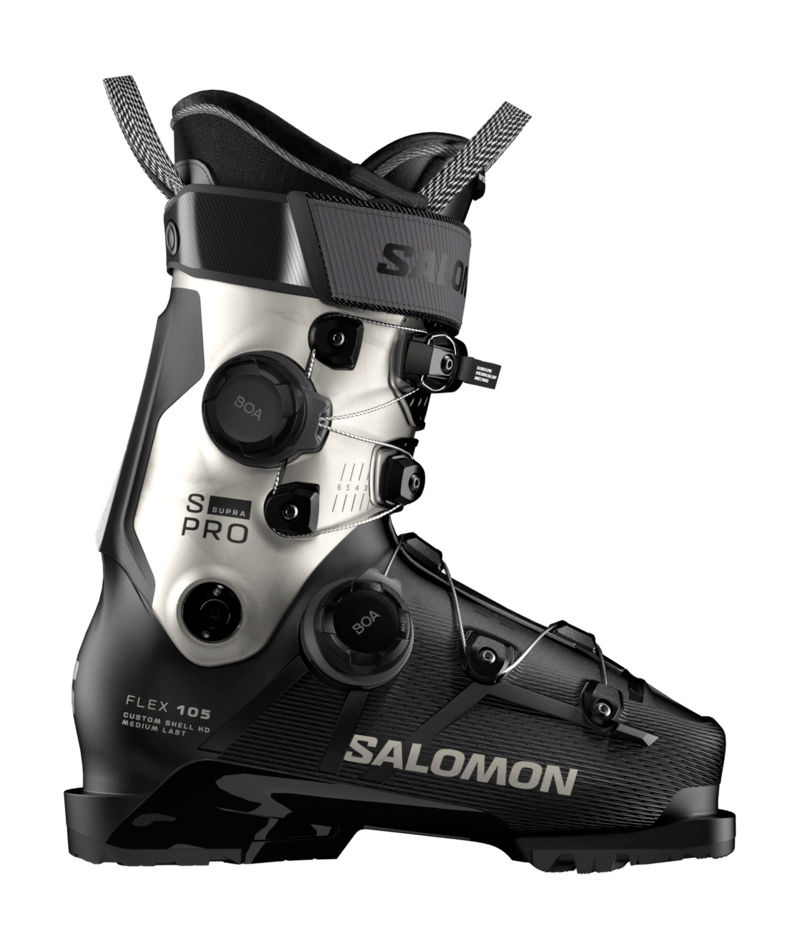 Salomon S/PRO SUPRA DUAL BOA 105 W sícipő (Black / Light Bronze Met.)