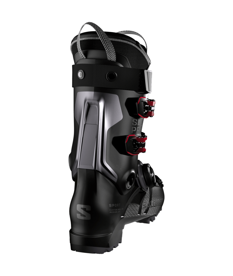 Salomon S/PRO SUPRA S BOA SPORT sícipő (Black / Dark Grey Met.), 3. nézet