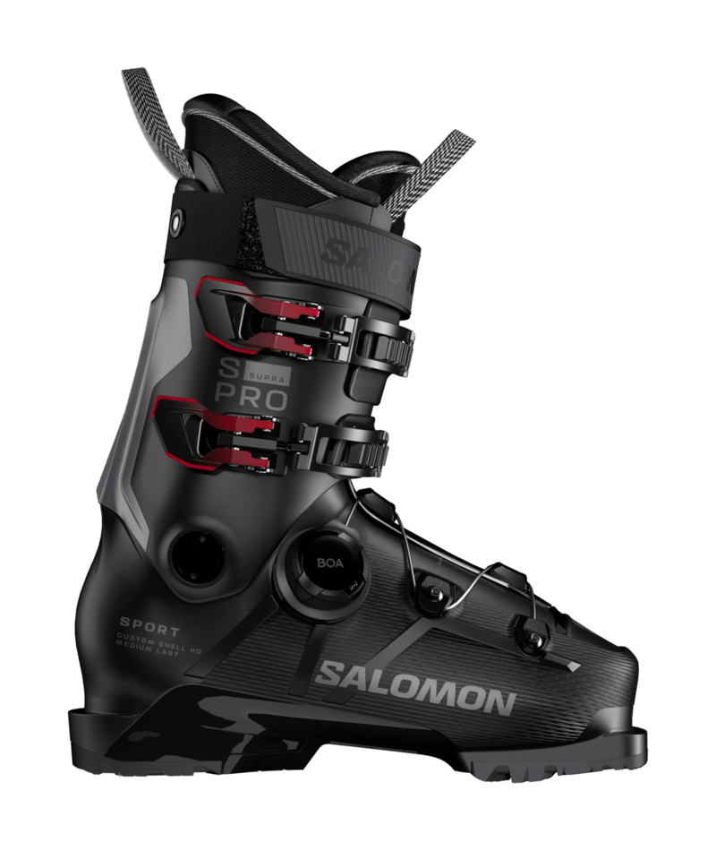 Salomon S/PRO SUPRA S BOA SPORT sícipő (Black / Dark Grey Met.)