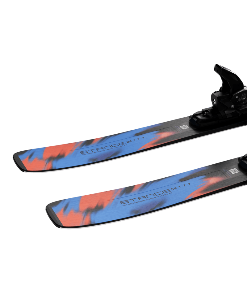 Salomon STANCE 84 + MI12 GW F90 síléc (Azure Blue / Nasturtium), 5. nézet