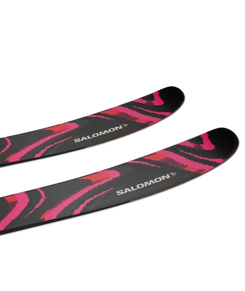 Salomon QST 106 BLACK/PINK síléc (Black / Equipe Red), 4. nézet