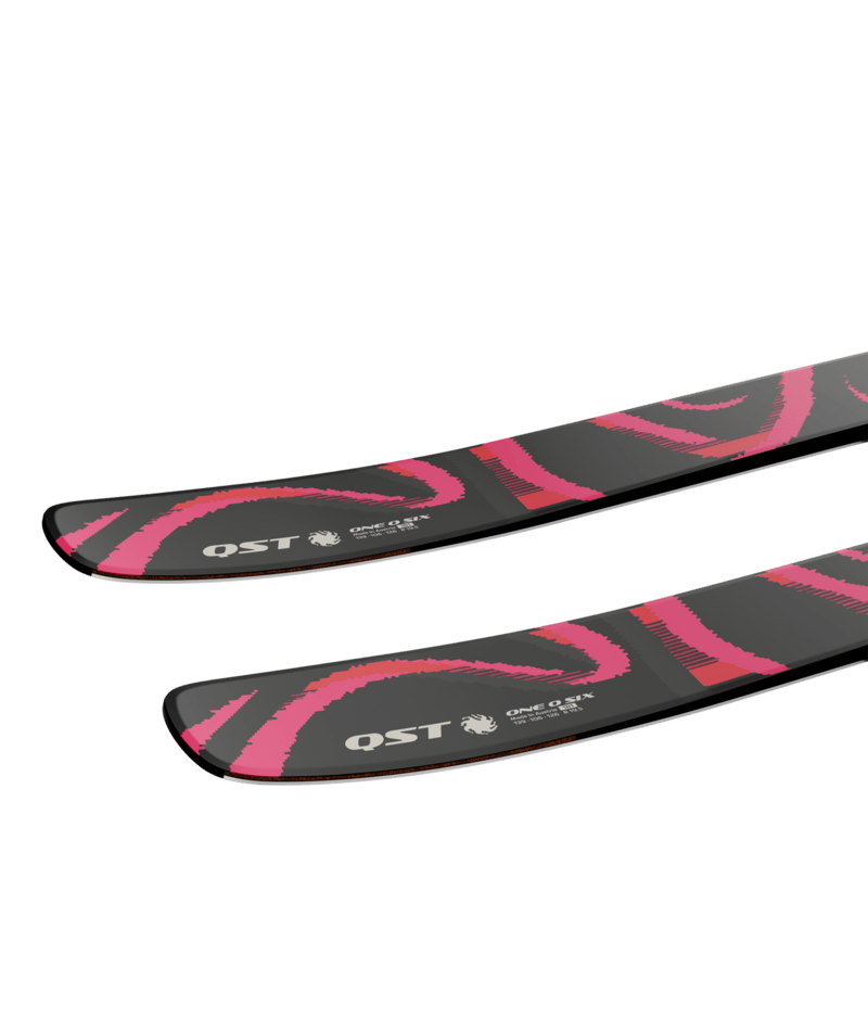 Salomon QST 106 BLACK/PINK síléc (Black / Equipe Red), 5. nézet