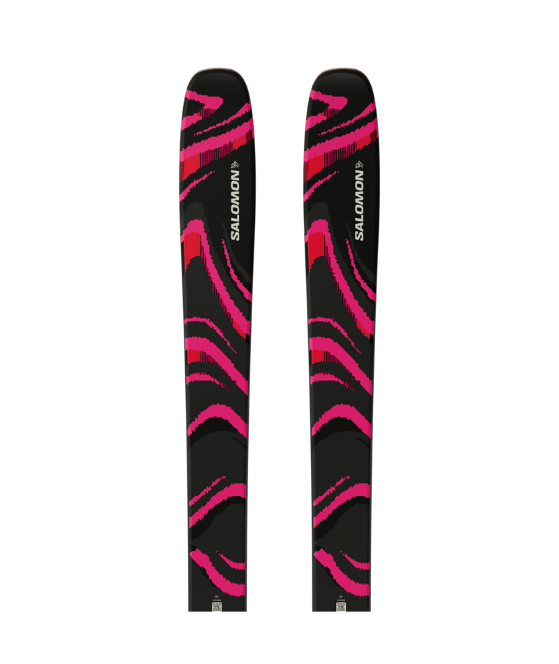 Salomon QST 106 BLACK/PINK síléc (Black / Equipe Red)