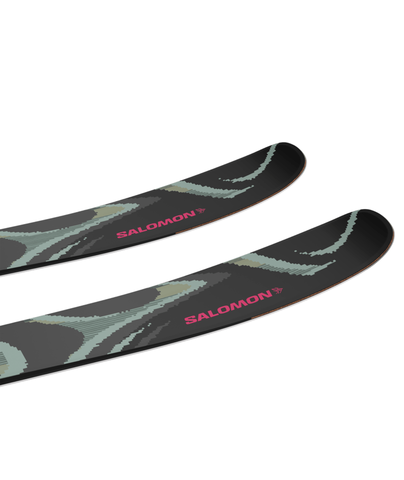Salomon QST 100 BLACK síléc (Black / Iceberg Green), 4. nézet